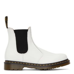 Dr. Martens 2976 YELLOW STITCH SMOOTH LEATHER CHELSEA BOOTS